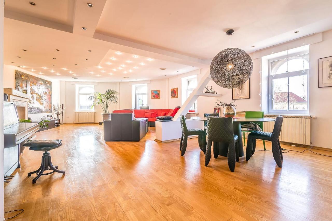 Modern City-Centre Penthouse With Spectacular Views / 135Sqm 萨格勒布 外观 照片