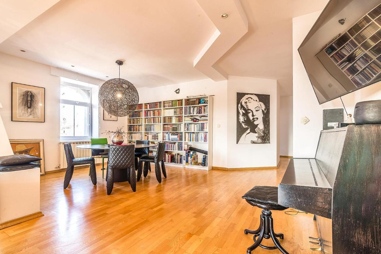 Modern City-Centre Penthouse With Spectacular Views / 135Sqm 萨格勒布 外观 照片